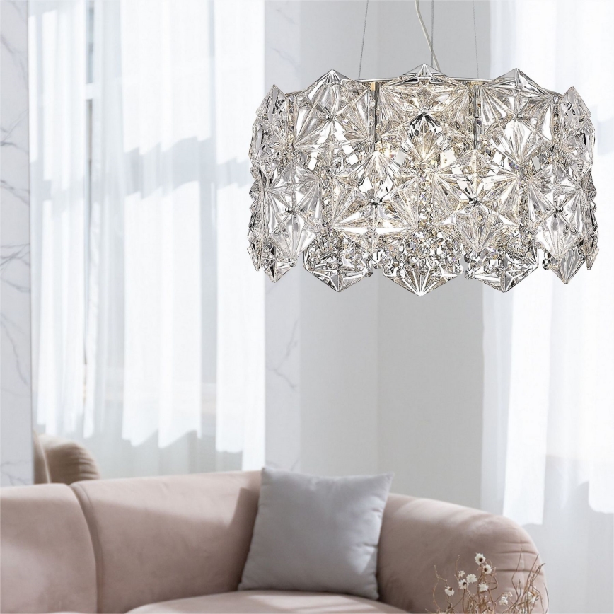 Zuma Line - Hanglamp aan een koord 5xG9/33W/230V glanzend chroom