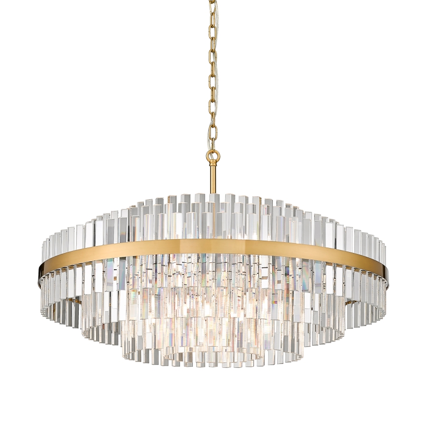 Zuma Line - Hanglamp aan een ketting 16xG9/28W/230V diameter 80 cm goud