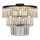 Zuma Line P17127-4-BK - Bevestigde hanglamp TIFANNY 4xE14/40W/230V zwart