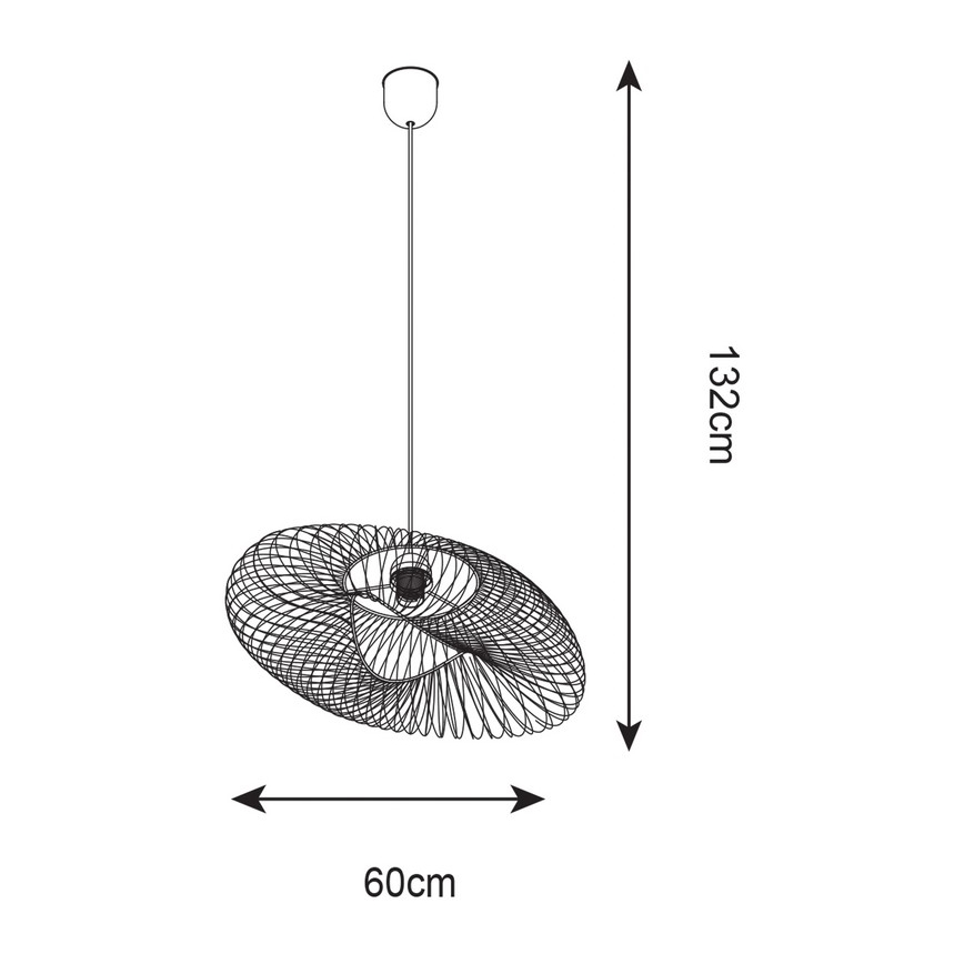 Zuma Line - Hanglamp aan een koord 1xE27/60W/230V