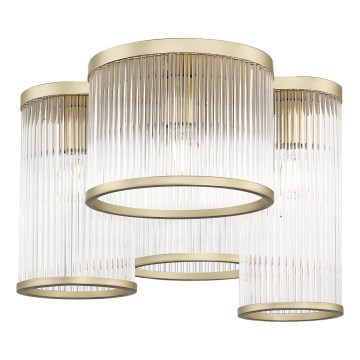 Zuma Line - Plafondlamp 4xE27/15W/230V Ø 48 cm goudkleurig