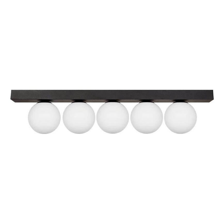 Zuma Line - Plafonnier 5xG9/8W/230V noir