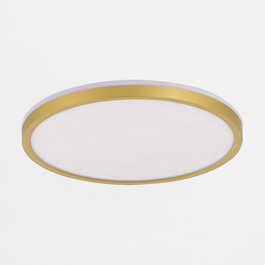 Zuma Line - Plafonnier à intensité variable LED/38W/230V + LED/11W 3000/4000/5500K d. 50 cm doré