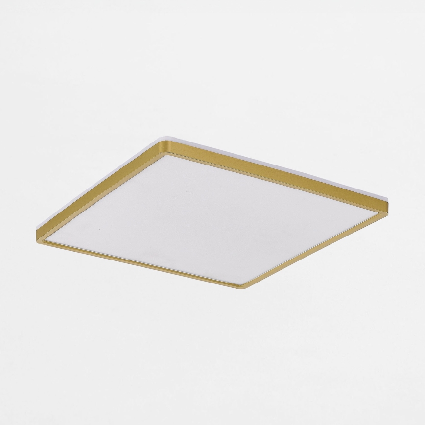Zuma Line - Plafonnier à intensité variable LED/38W/230V + LED/12W 3000/4000/5500K 40x40 cm doré