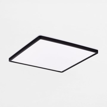 Zuma Line - Plafonnier à intensité variable LED/38W/230V + LED/12W 3000/4000/5500K 40x40 cm noir