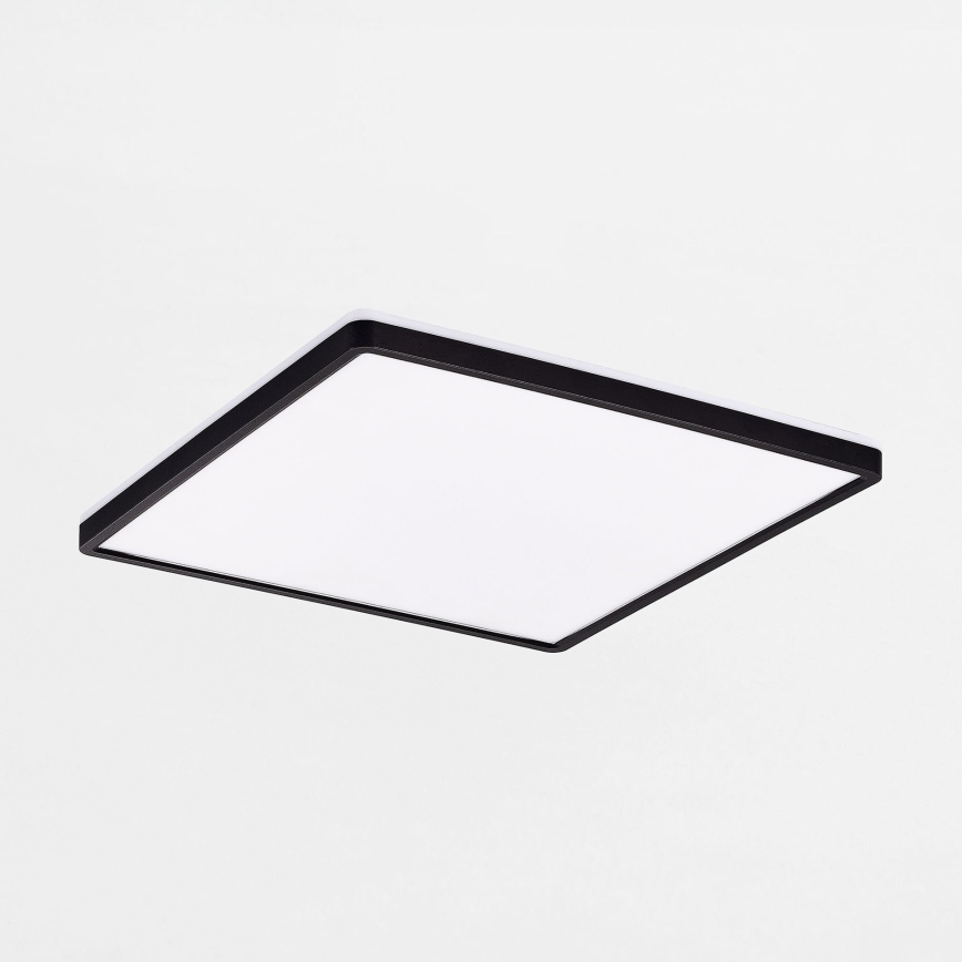 Zuma Line - Plafonnier à intensité variable LED/38W/230V + LED/12W 3000/4000/5500K 40x40 cm noir
