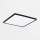 Zuma Line - Plafonnier à intensité variable LED/38W/230V + LED/12W 3000/4000/5500K 40x40 cm noir
