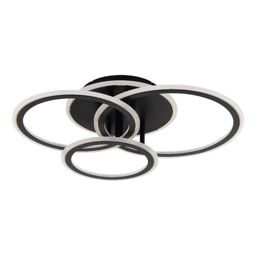 Zuma Line - Plafonnier à intensité variable LED/55W/230V 3000-6000K noir + Télécommande