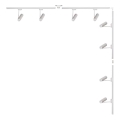 Zuma Line - Railspot 8x GU10/35W/230V, wit