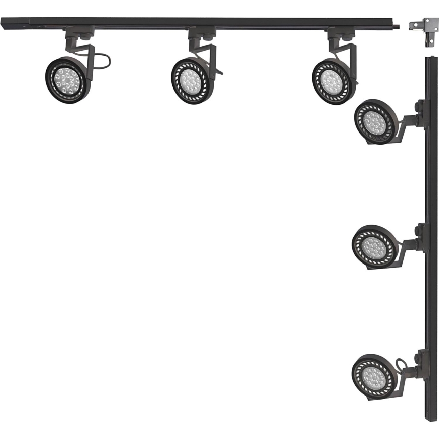 Zuma Line - Railspot voor railsysteem 6xGU10/15W/230V zwart