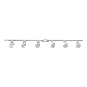 Zuma Line - Spot in een rail systeem 6xGU10/10W/230V wit