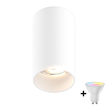 Zuma Line - Spot LED RGBW dimmable 1xGU10/6W/230V blanc + télécommande