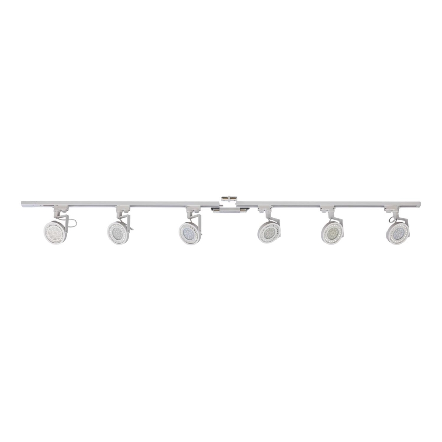 Zuma Line - Spot sur rail 6xGU10/10W/230V blanc