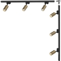 Zuma Line - Spotarmatuur voor railsysteem 6xGU10/35W/230V zwart/goud