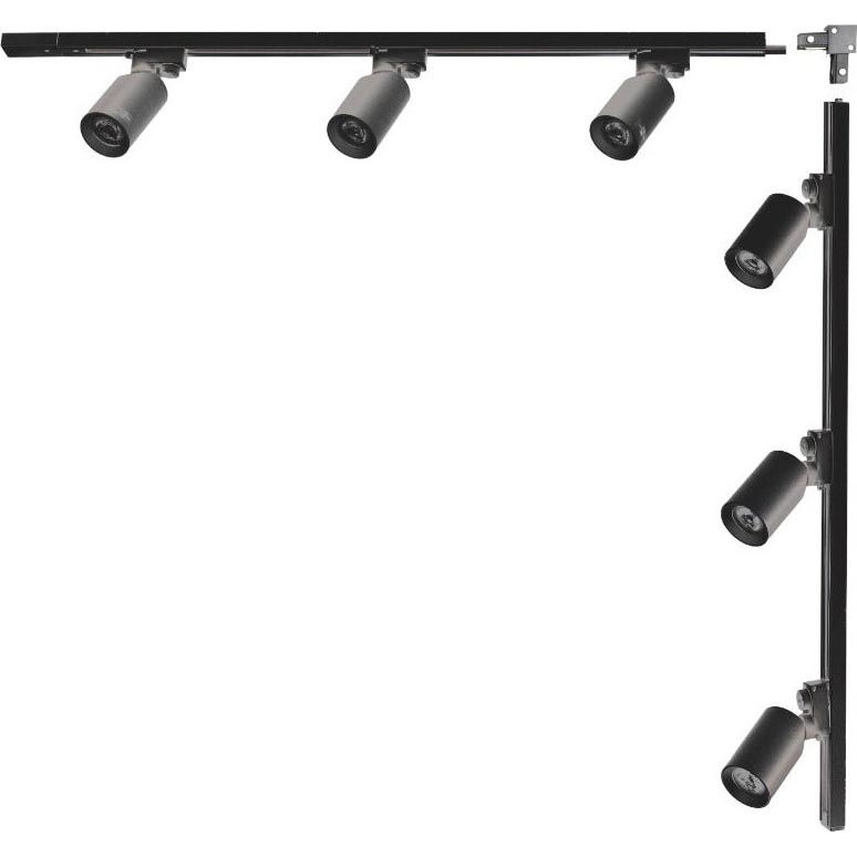 Zuma Line - Spotverlichting in railsysteem 6xGU10/35W/230V zwart