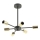 Zuma Line - Suspension avec tige 6xE27/40W/230V noir/doré