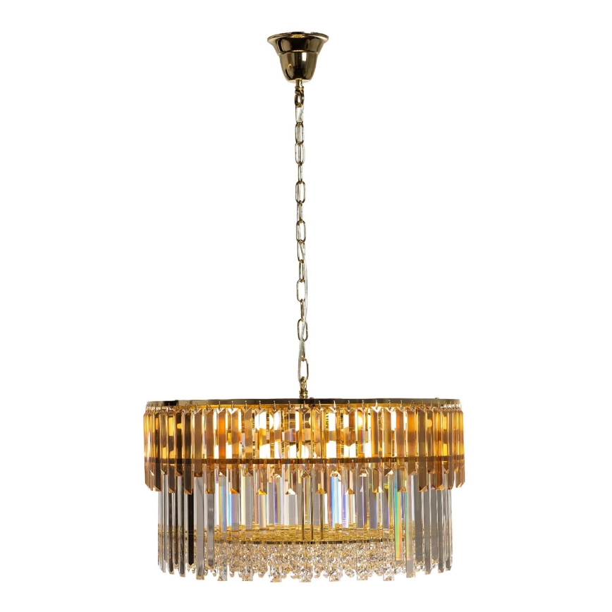 Zuma Line - Suspension chaîne 16xE14/40W/230V d. 60 cm doré