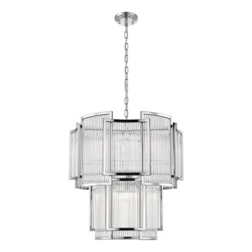 Zuma Line - Suspension chaîne 8xE14/60W/230V chrome brillant