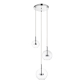 Zuma Line - Suspension filaire 3xLED/5W/230V chrome brillant