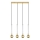 Zuma Line - Suspension filaire 4xG9/6W/230V laiton