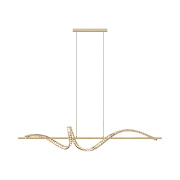 Zuma Line - Suspension filaire à intensité variable en cristal LED/24,5W/230V 2700-6000K + télécommande