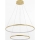 Zuma Line - Suspension filaire LED/40W/230V doré