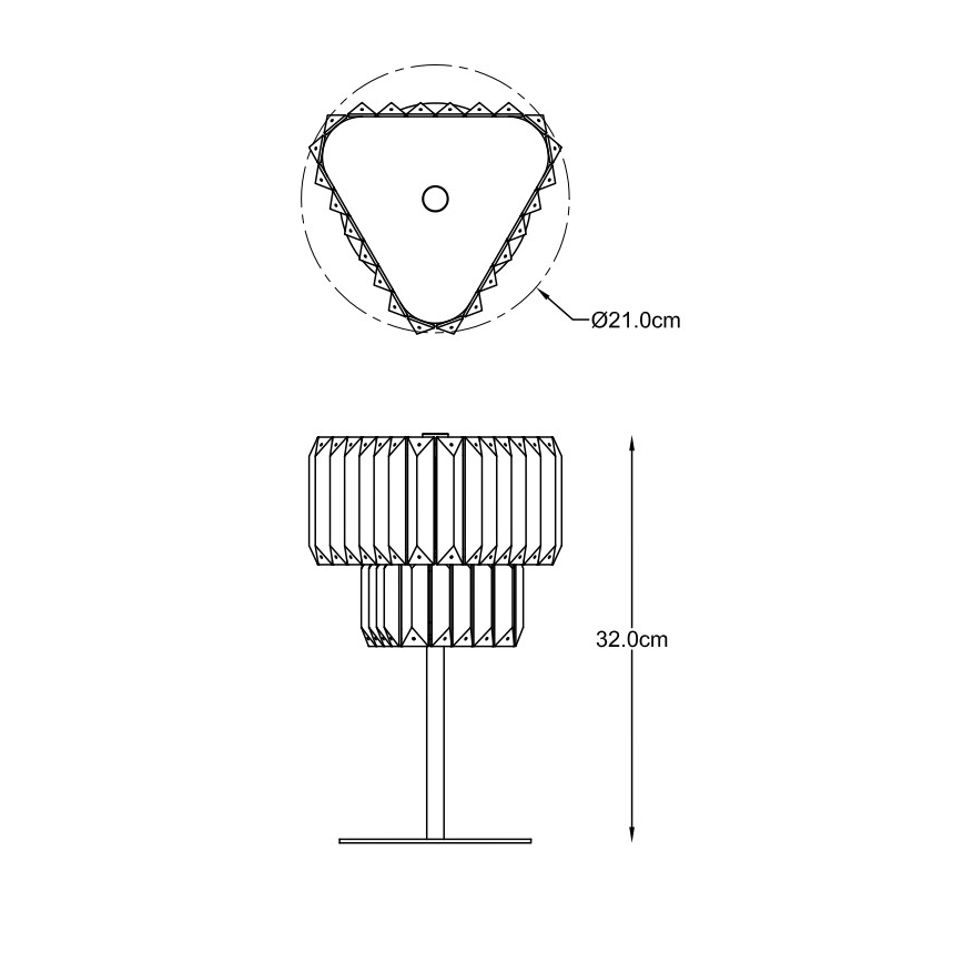 Zuma Line - Lampe de table 1xG9/33W/230V dorée