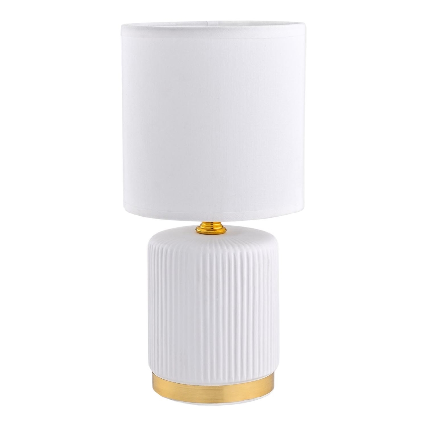 Zuma Line - Tafellamp 1xE14/40W/230V wit/goud