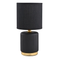 Zuma Line - Tafellamp 1xE14/40W/230V zwart/goud