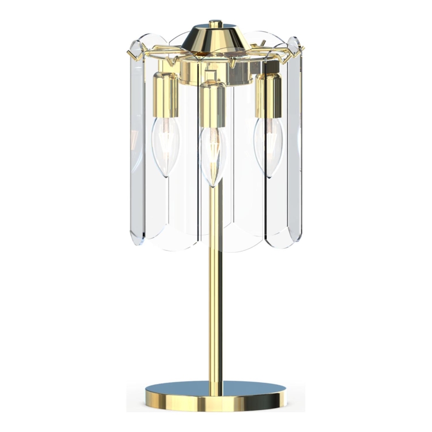 Zuma Line - Tafellamp 3xE14/40W/230V goud