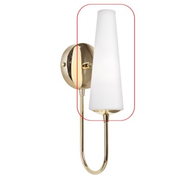 Zuma Line - Verre de rechange pour suspension et applique murale E14 d. 7 cm