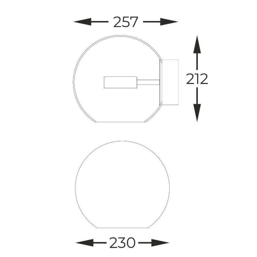 Zuma Line - LED wand verlichting LED/5W/230V glanzend chroom