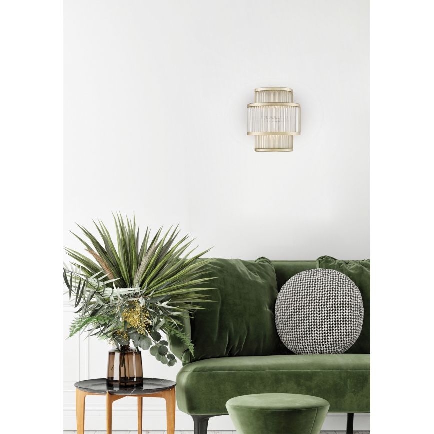 Zuma Line - Wandlamp 2xG9/33W/230V goud