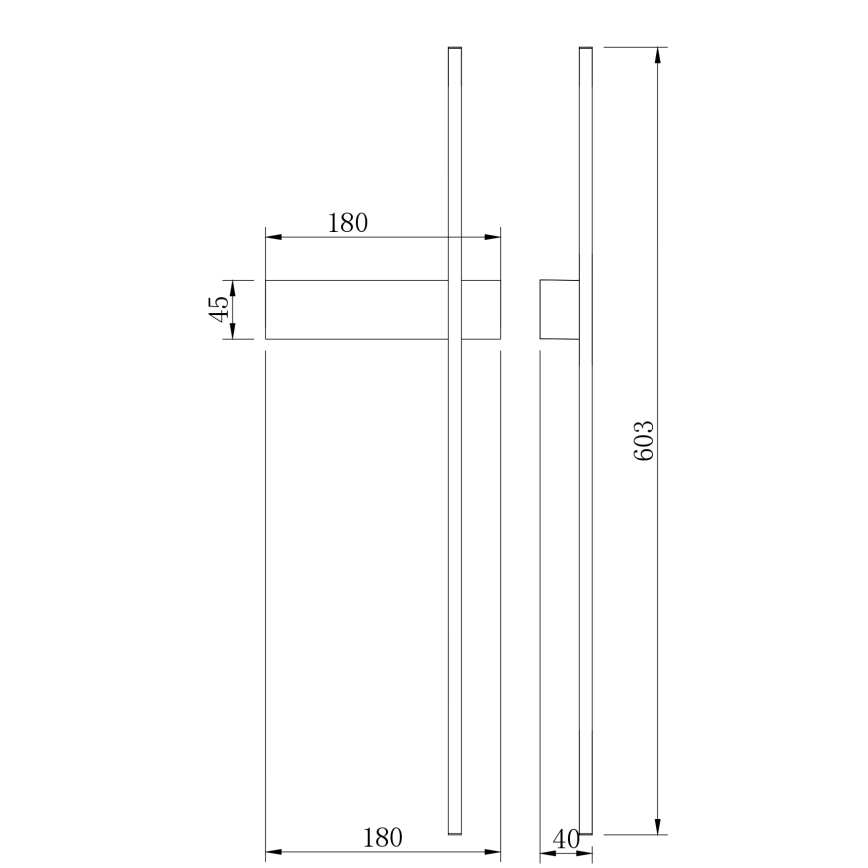 Zuma Line - LED-wandlamp LED/8W/230V 3000/4000/6000K 60 cm goud