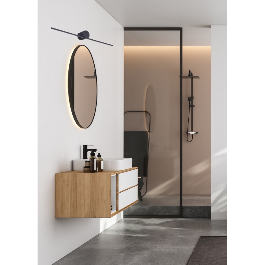 Zuma Line - Éclairage de miroir salle de bain LED/6W/230V 40 cm IP44 noir