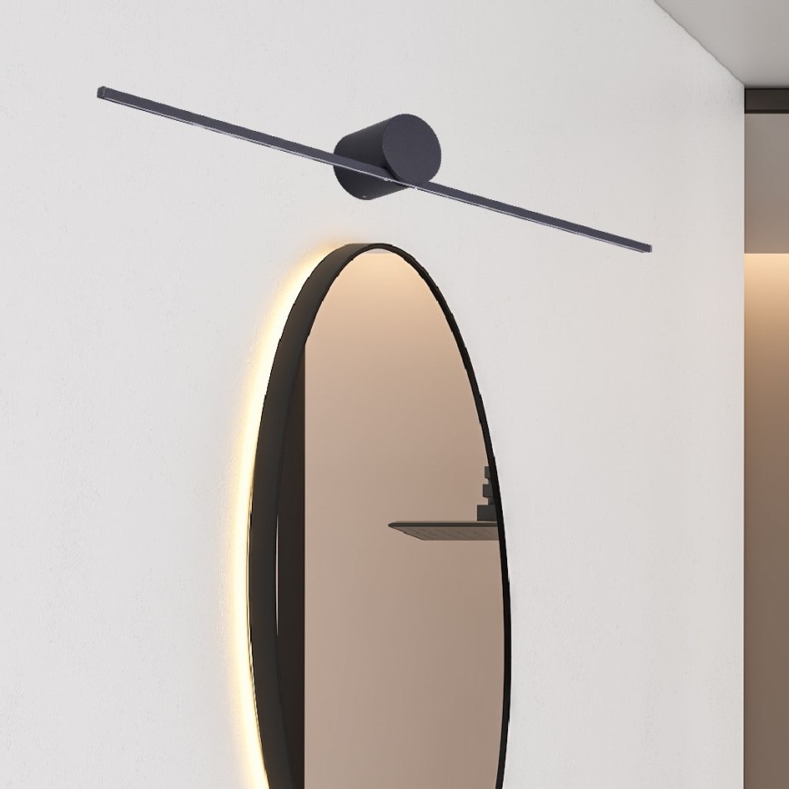 Zuma Line - Éclairage de miroir salle de bain LED/6W/230V 40 cm IP44 noir
