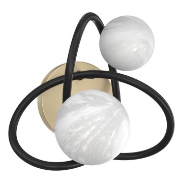 Zuma Line - Wandlamp 2xG9/3,5W/230V zwart