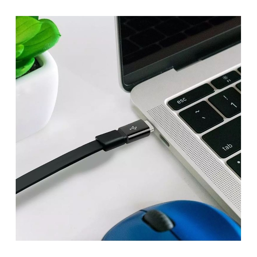 Zwarte Adapter Micro USB voor USB-C