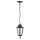 Zwarte Buiten Hanglamp aan ketting 1x E27 / 60W / 230V