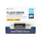 Zwarte Dual Flash Drive USB + MicroUSB 32GB