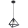 Zwarte Hanglamp aan een koord 1x E27 / 60W / 230V