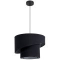 Zwarte hanglamp LORI 1 × E27 / 60W / 230V