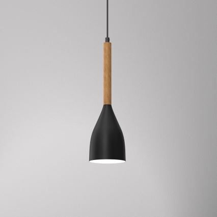 Zwarte Hanglamp MUZA NIEUW 1x E27 / 60W / 230V
