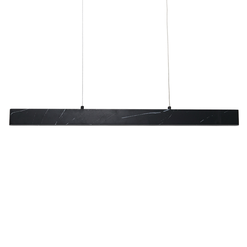 Zwarte LED Kroonluchter aan koord PIERCE LED/18W/230V