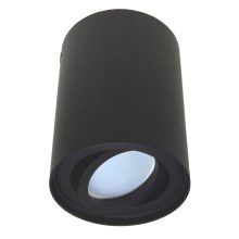 Zwarte Plafondlamp CORONA 1xGU10/30W/230V
