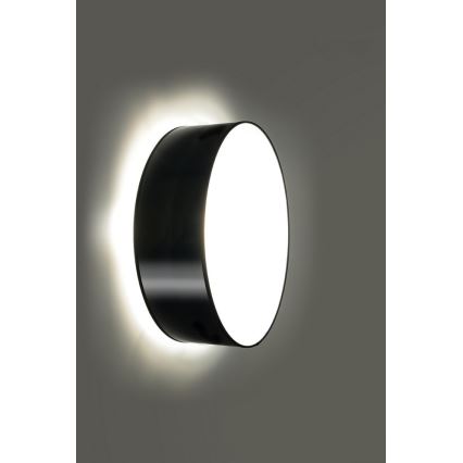 Zwarte wandlamp ARENA 1xE27 / 60W / 230V