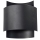Zwarte wandlamp IMPACT 1x G9 / 40W / 230V