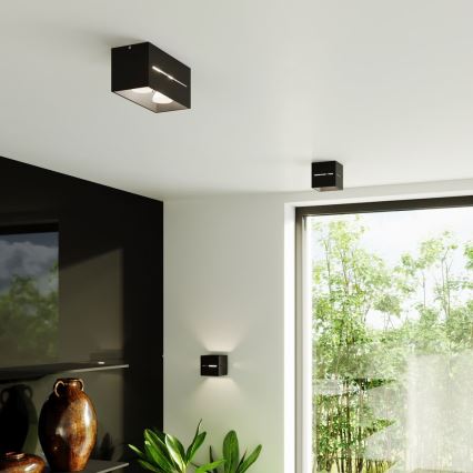 Zwarte Wandlamp LOBO 2x G9 / 40W / 230V