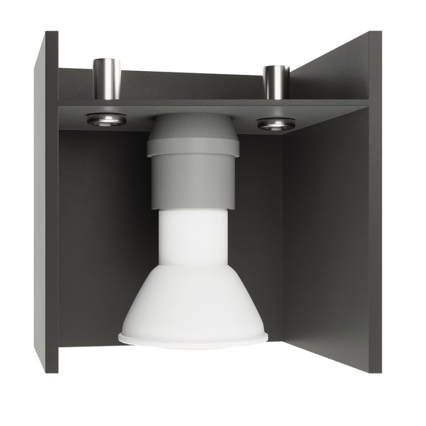 Zwarte Wandlamp LOBO 2x G9 / 40W / 230V