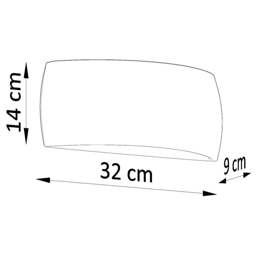 Zwarte wandlamp PONTIUS 1x G9/ 60W / 230V